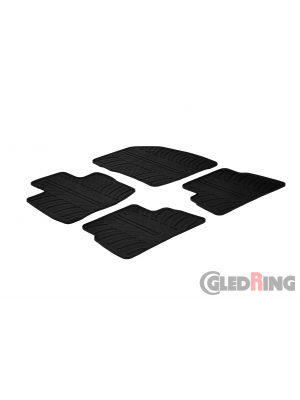 Original Gledring Passform Fußmatten Gummimatten 4 Tlg. - Honda Civic 2006-2011/5 Türig